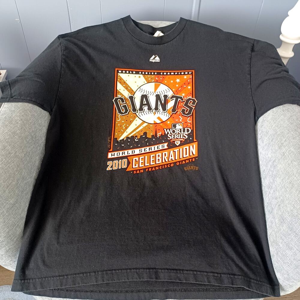San Francisco Giants Shirt Me MLB Baseball World Series 2010 Celebration XL